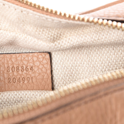Gucci Pebbled Calfskin Small Soho Disco Bag Rose Beige 7 of 7