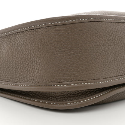 Hermes Taurillon Clemence Evelyne III PM Etoupe 9 of 11