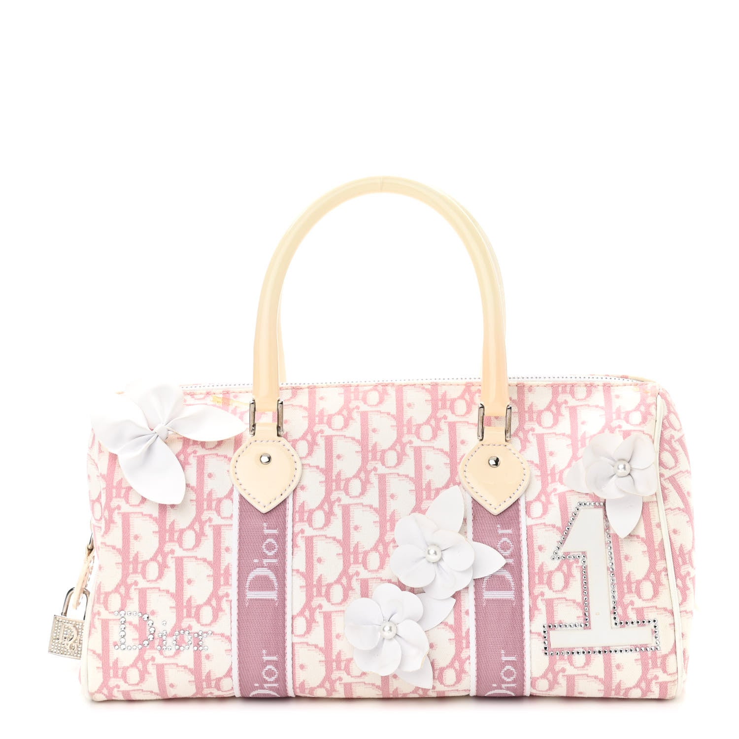 Christian Dior Monogram Girly Boston Pink 1 of 12