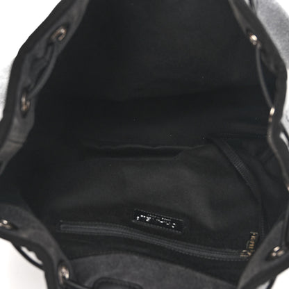 Chanel Canvas Sequin Large Deauville Backpack Charcoal 5 of 9