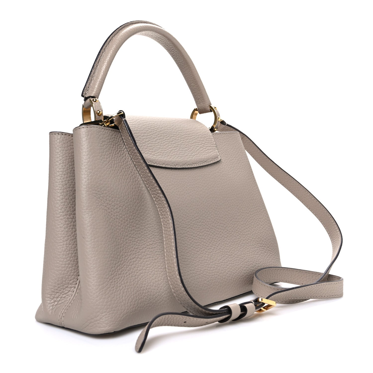 Louis Vuitton Taurillon Capucines PM Galet 3 of 9