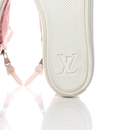 Louis Vuitton Monogram Giant Stellar Sneaker Boots 39 Rose Rouge 6 of 11