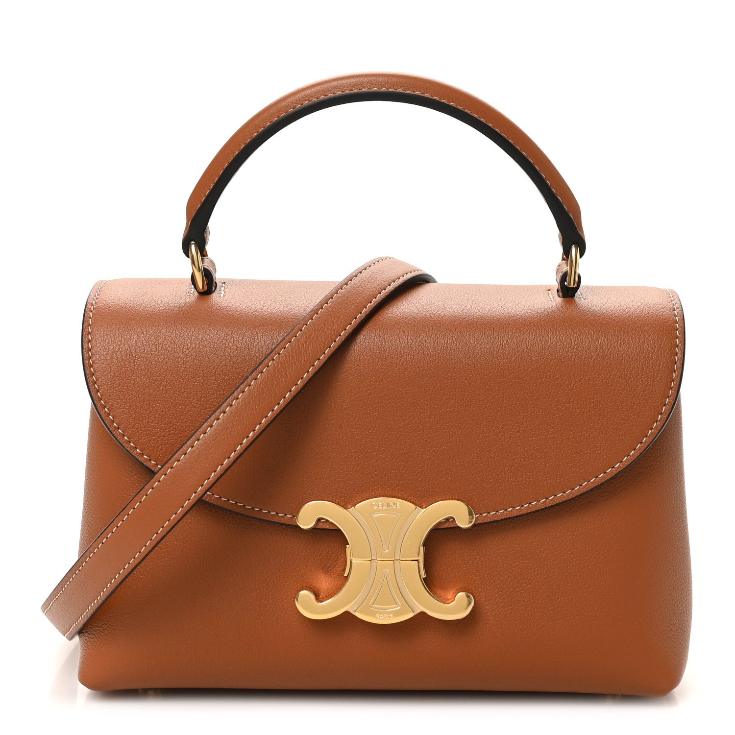 Celine Supple Grained Calfskin Teen Nino Tan 7 of 9