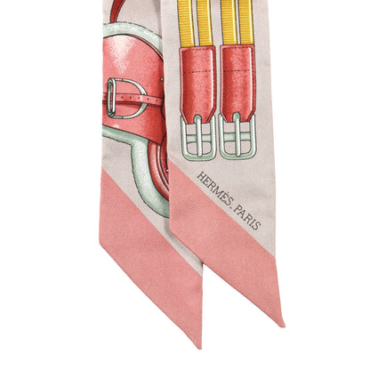 Hermes Silk Jumping Twilly Beige Rose Vieux Rose 2 of 4