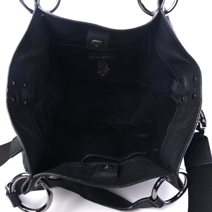Mulberry Grained Calfskin Tote Bag Black 5 of 5