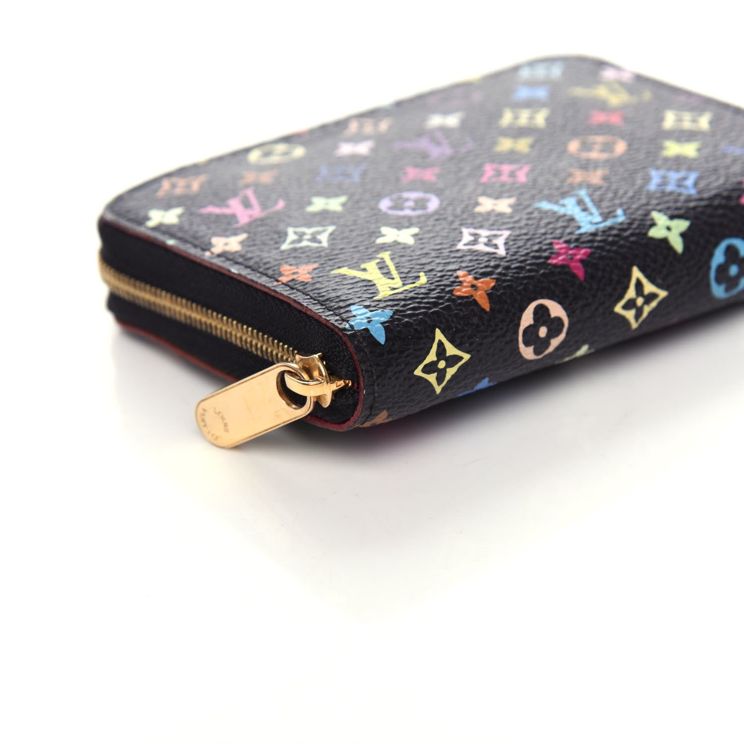 Louis Vuitton Monogram Multicolor Zippy Coin Purse Black Grenade 7 of 8