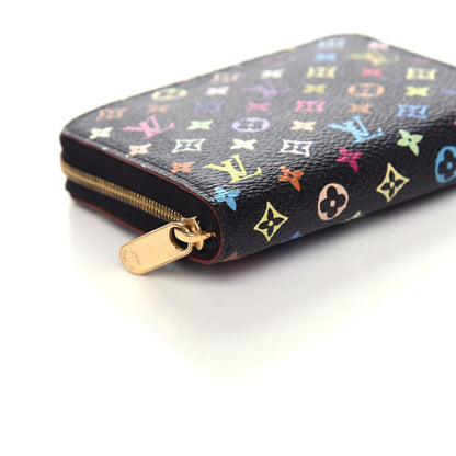 Louis Vuitton Monogram Multicolor Zippy Coin Purse Black Grenade 7 of 8