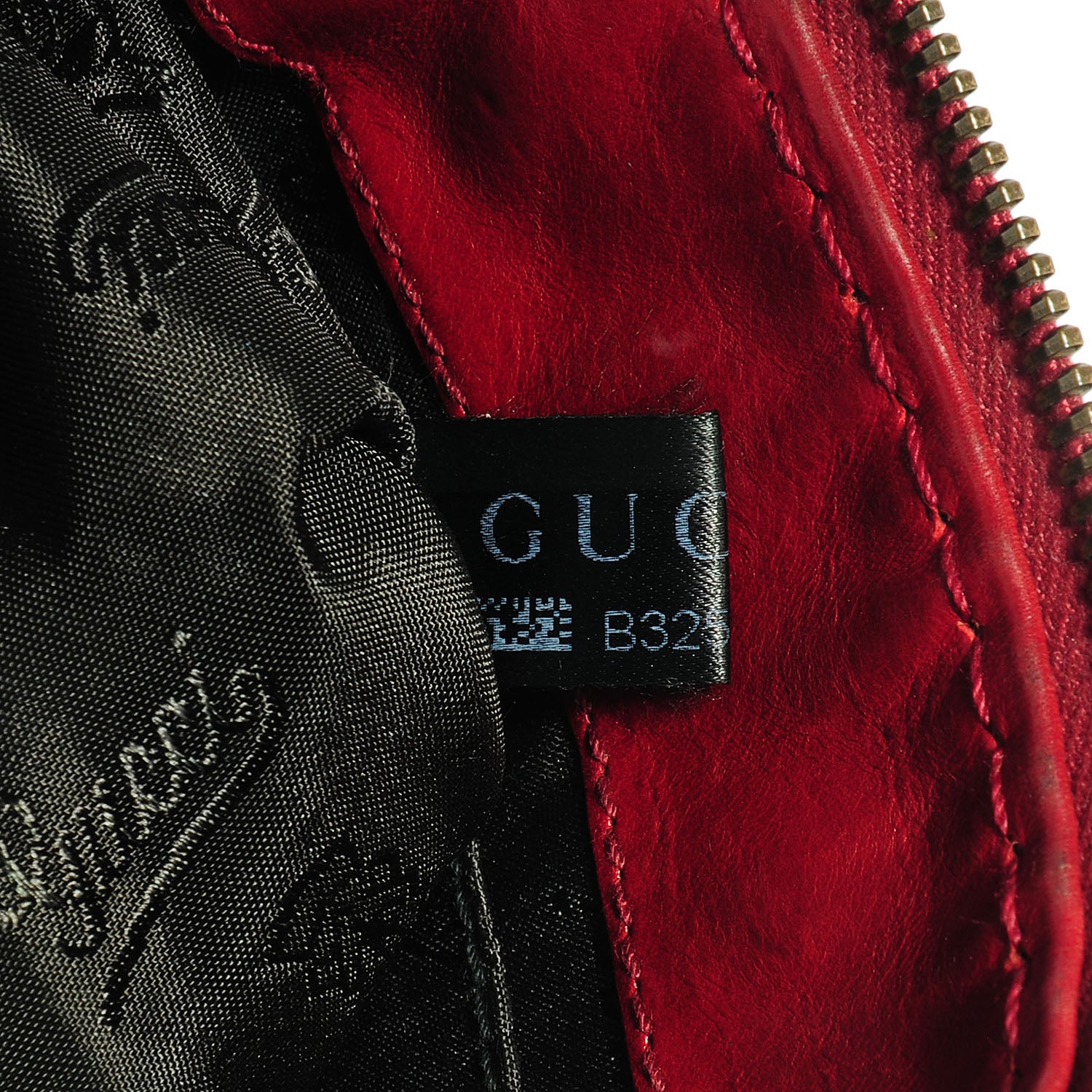 Gucci Leather Studded Babouska Clutch Red 6 of 8