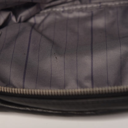 Chanel Lambskin Quilted Chain Pochette Black 8 of 8