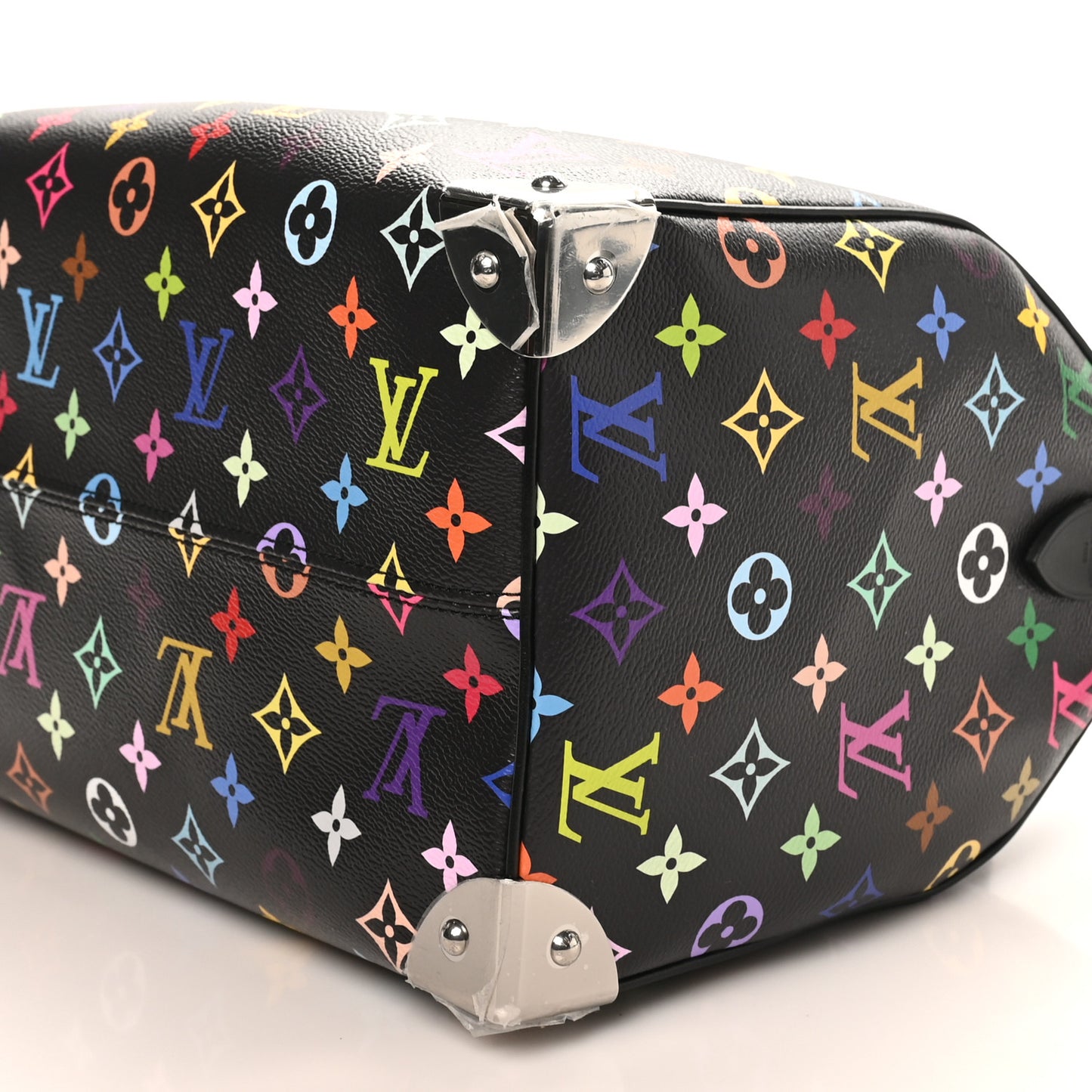 LV X TM Monogram Multicolor Speedy Soft 30 Black