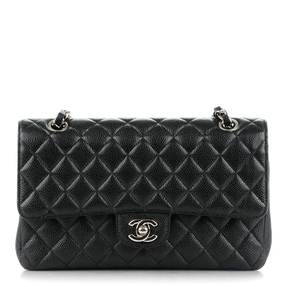 Chanel Caviar Quilted Medium Double Flap Black 1 of 8