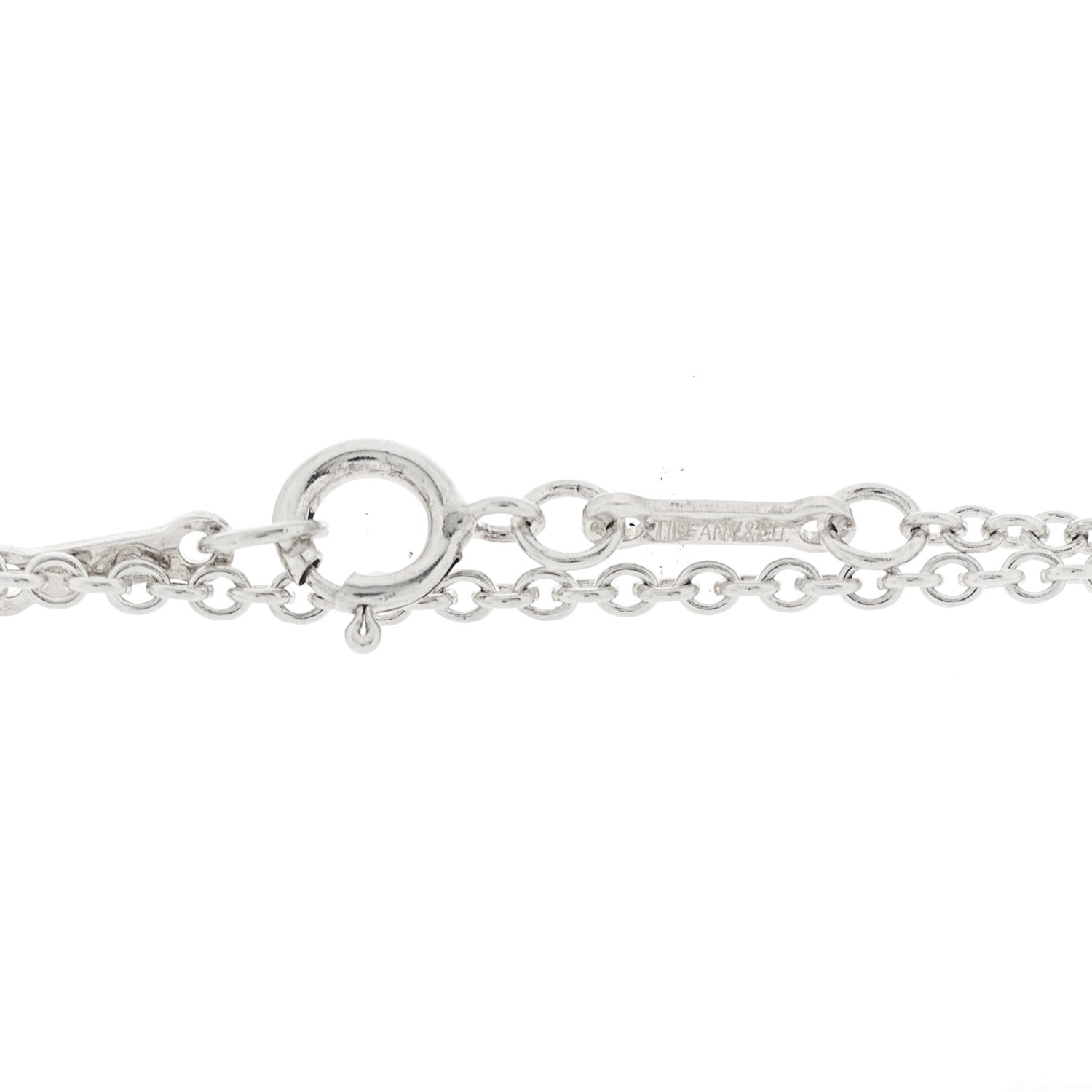 Tiffany Sterling Silver 35mm Elsa Peretti Open Heart Pendant Necklace 5 of 5
