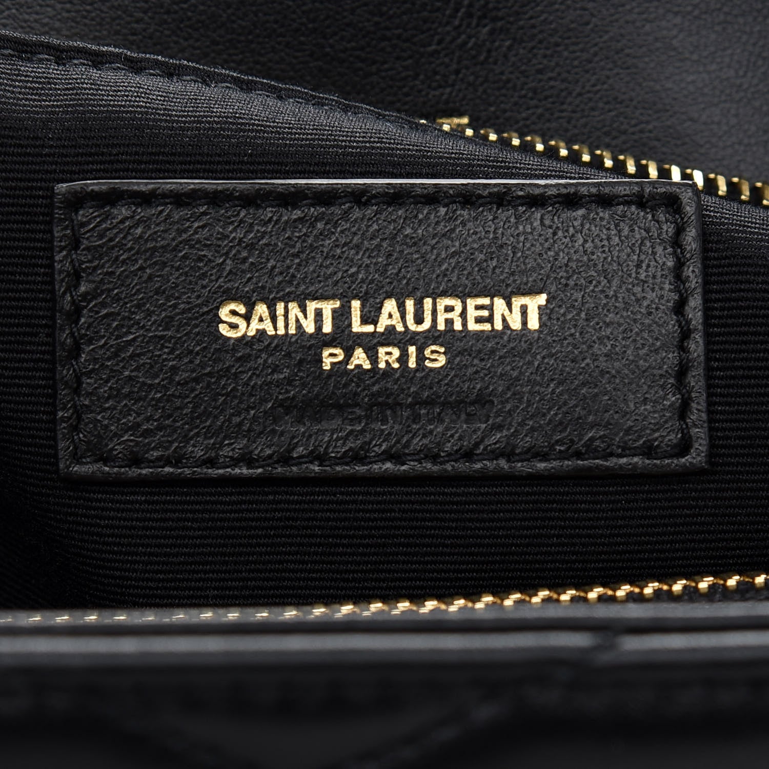 Saint Laurent Calfskin Y Quilted Monogram Large Loulou Chain Satchel Black 6 of 10