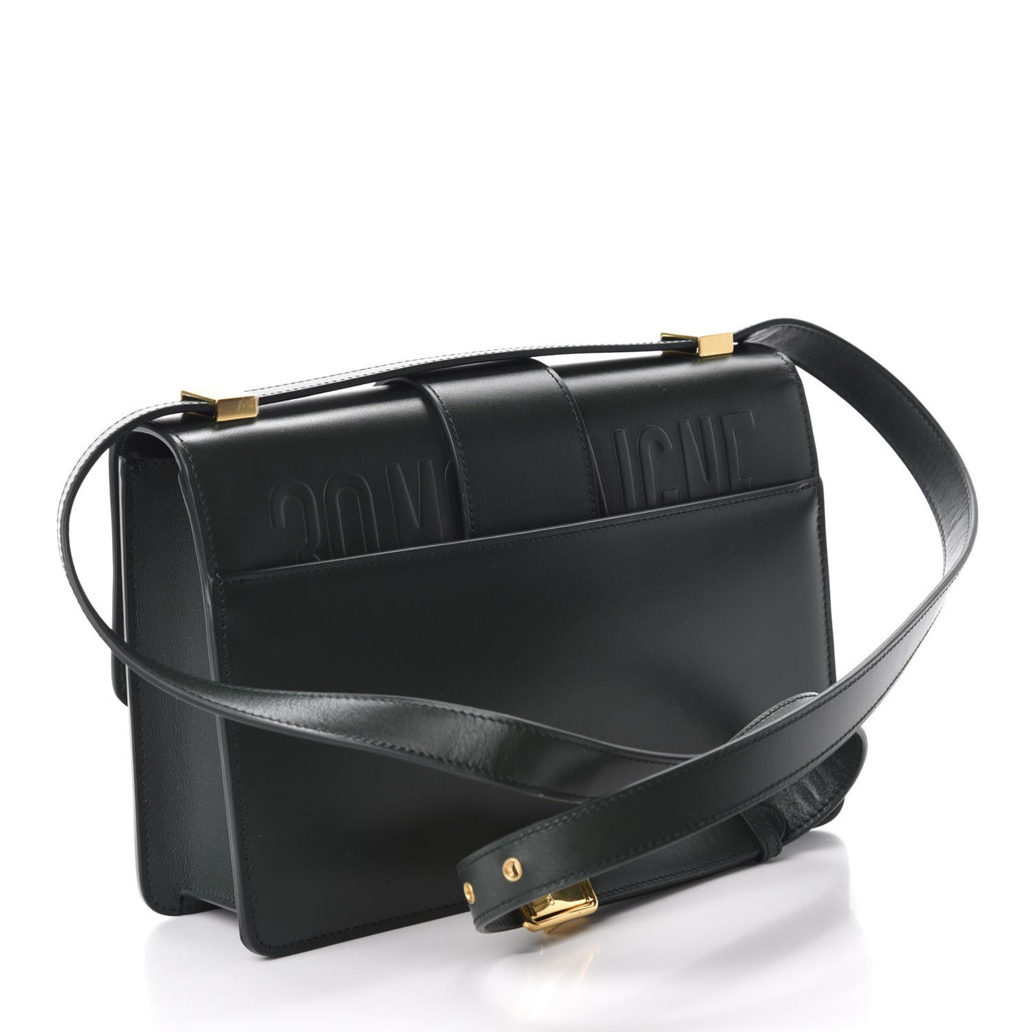Smooth Calfskin 30 Montaigne Flap Bag Dark Green