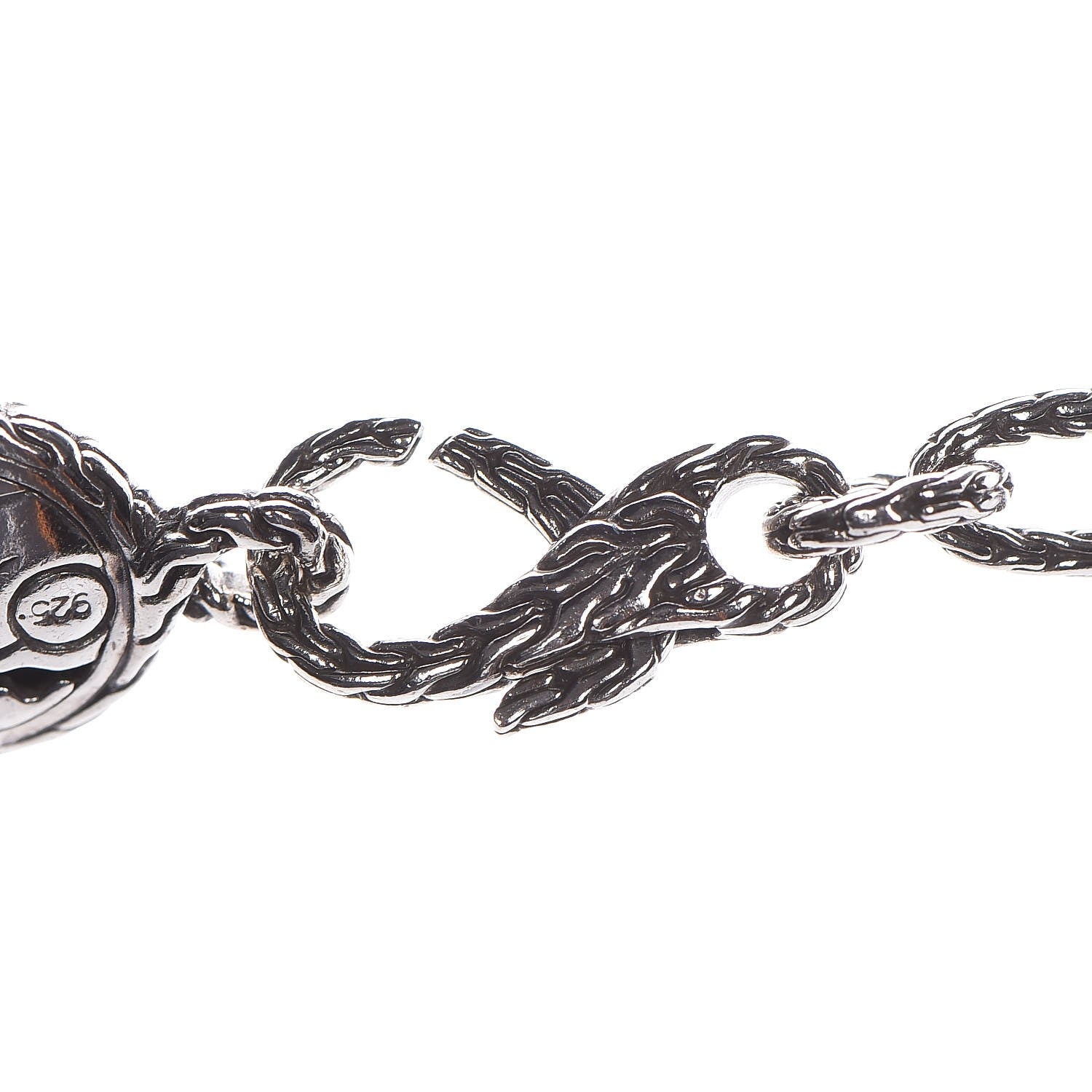 John Hardy Sterling Silver Palu Link Necklace 5 of 6