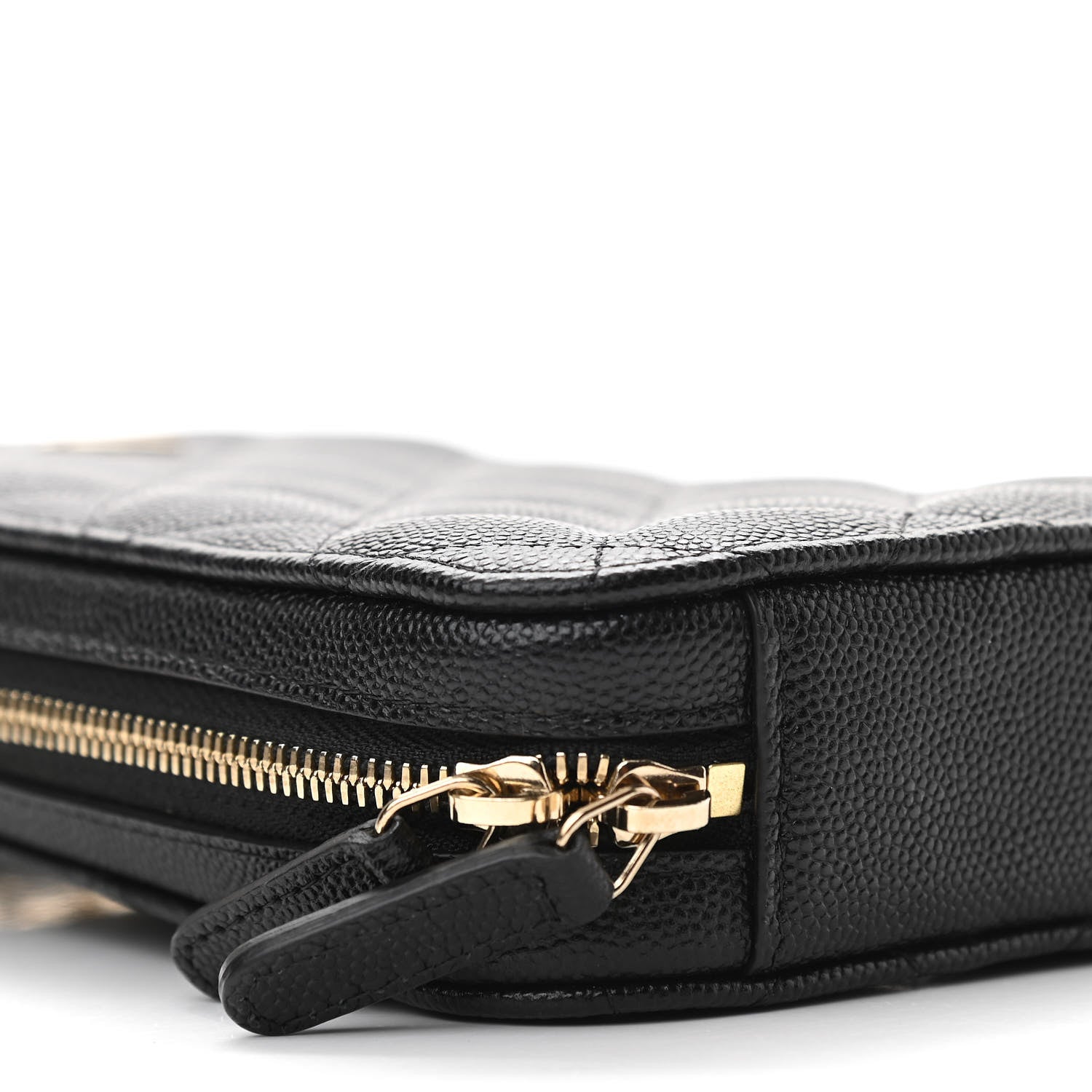 Chanel Caviar Quilted Phone Holder Wallet On Chain WOC Black 7 of 8