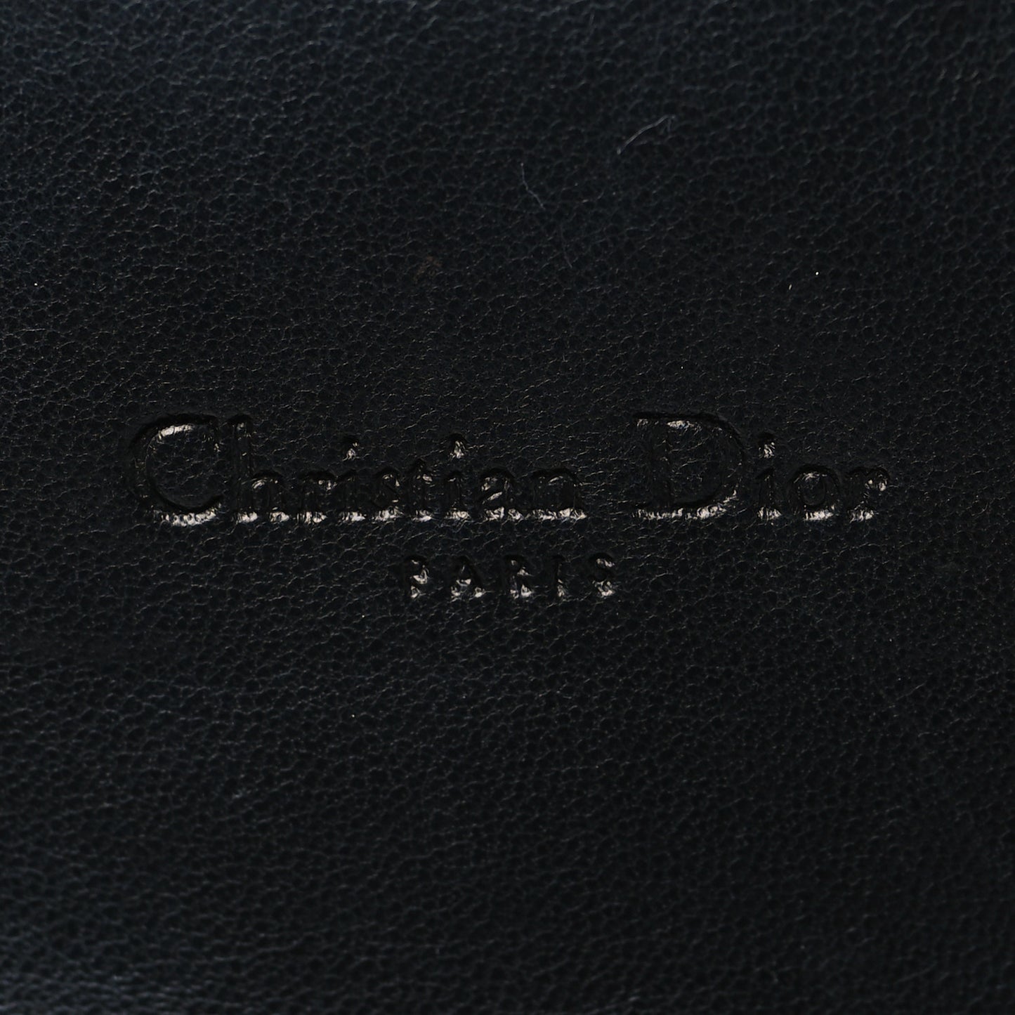 Lambskin Cannage Miss Dior Chain Wallet Black