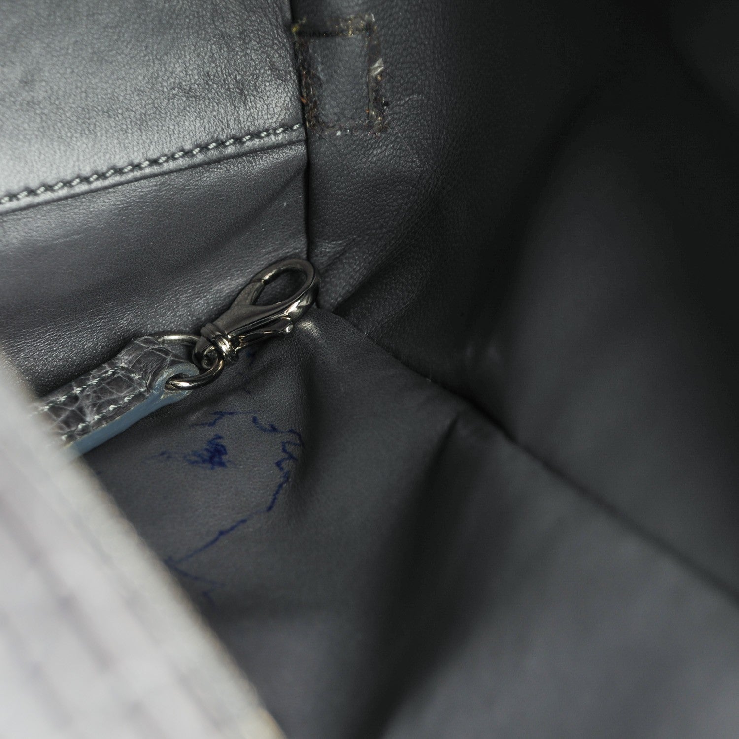 Chanel Matte Alligator Paris Biarritz Tote Grey 10 of 10