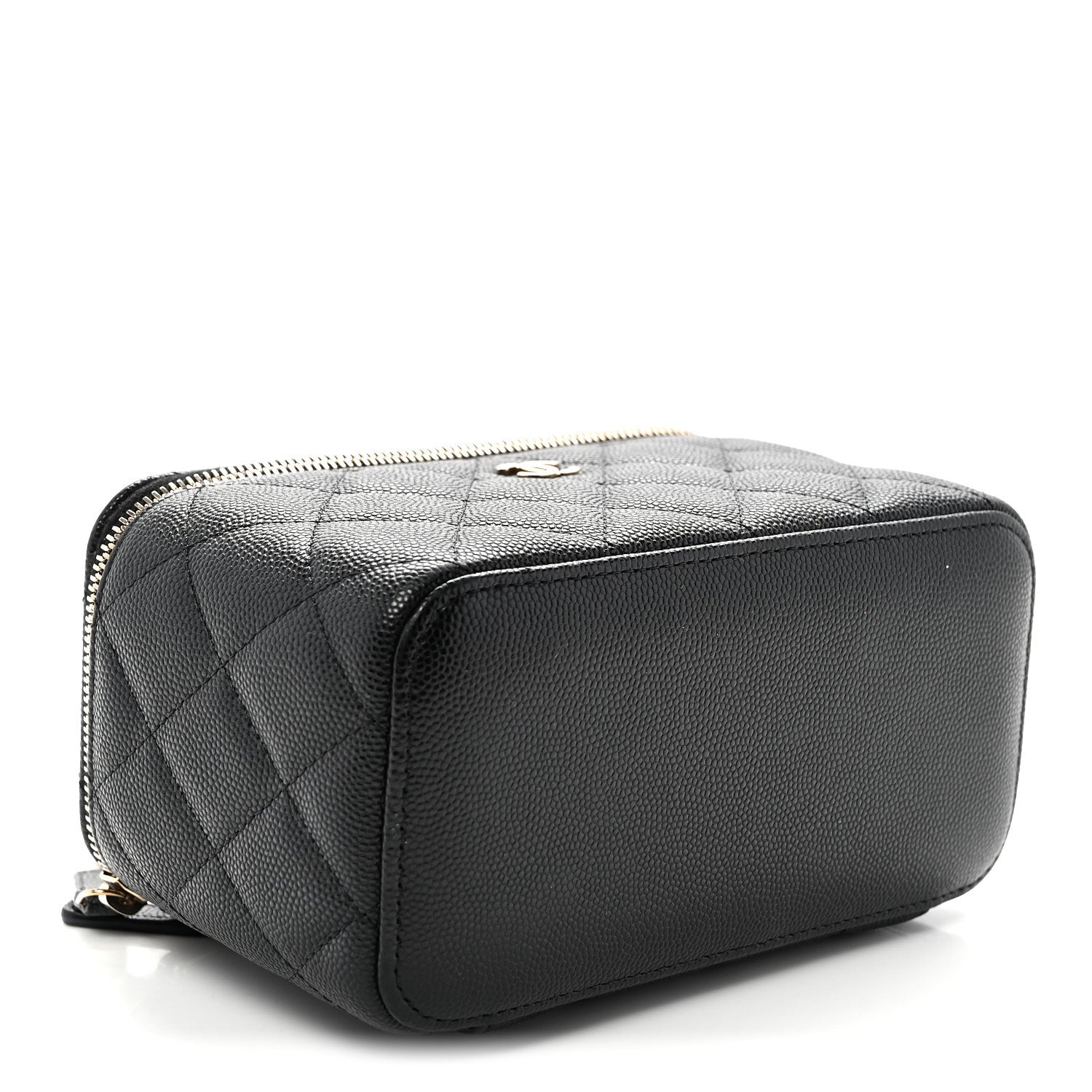 Chanel Caviar Quilted Small Vanity Case With Chain Black 4 of 10
