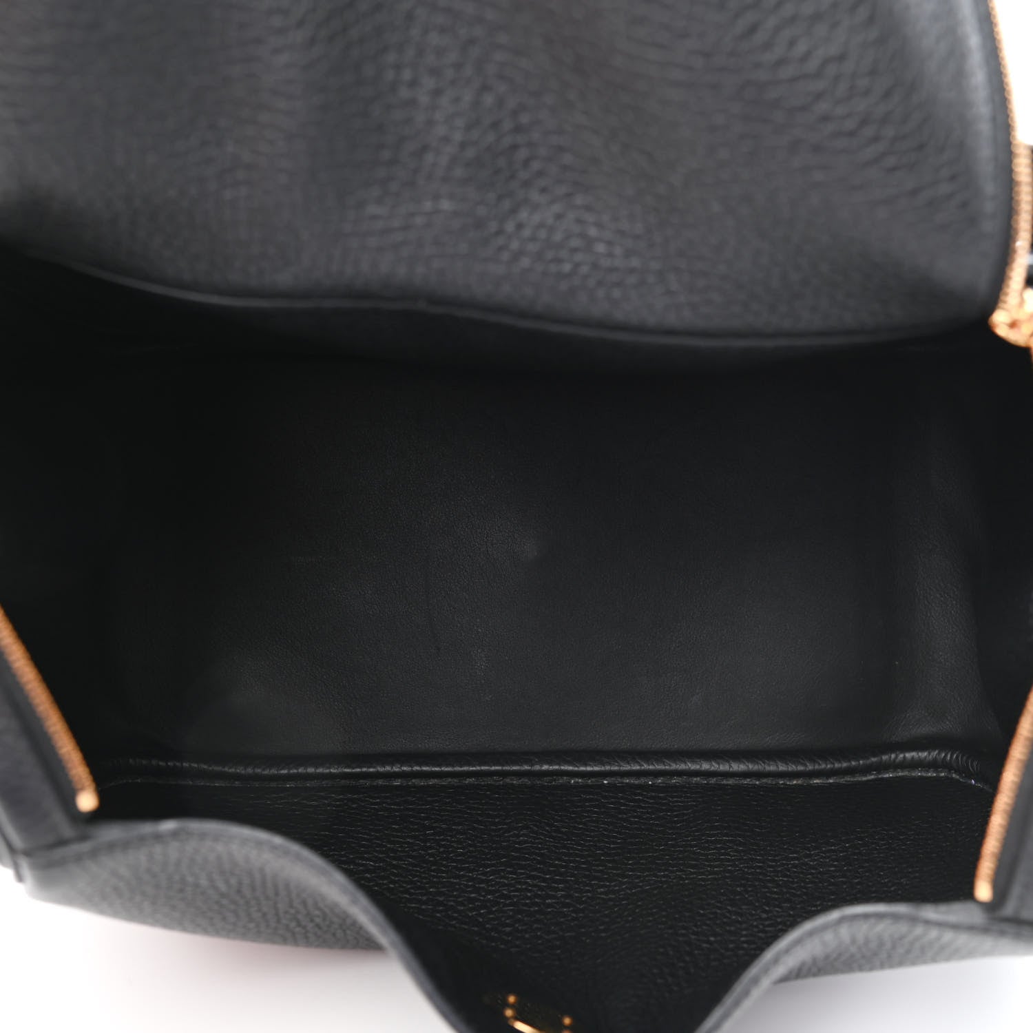 Hermes Taurillon Clemence Lindy 26 Black 5 of 10