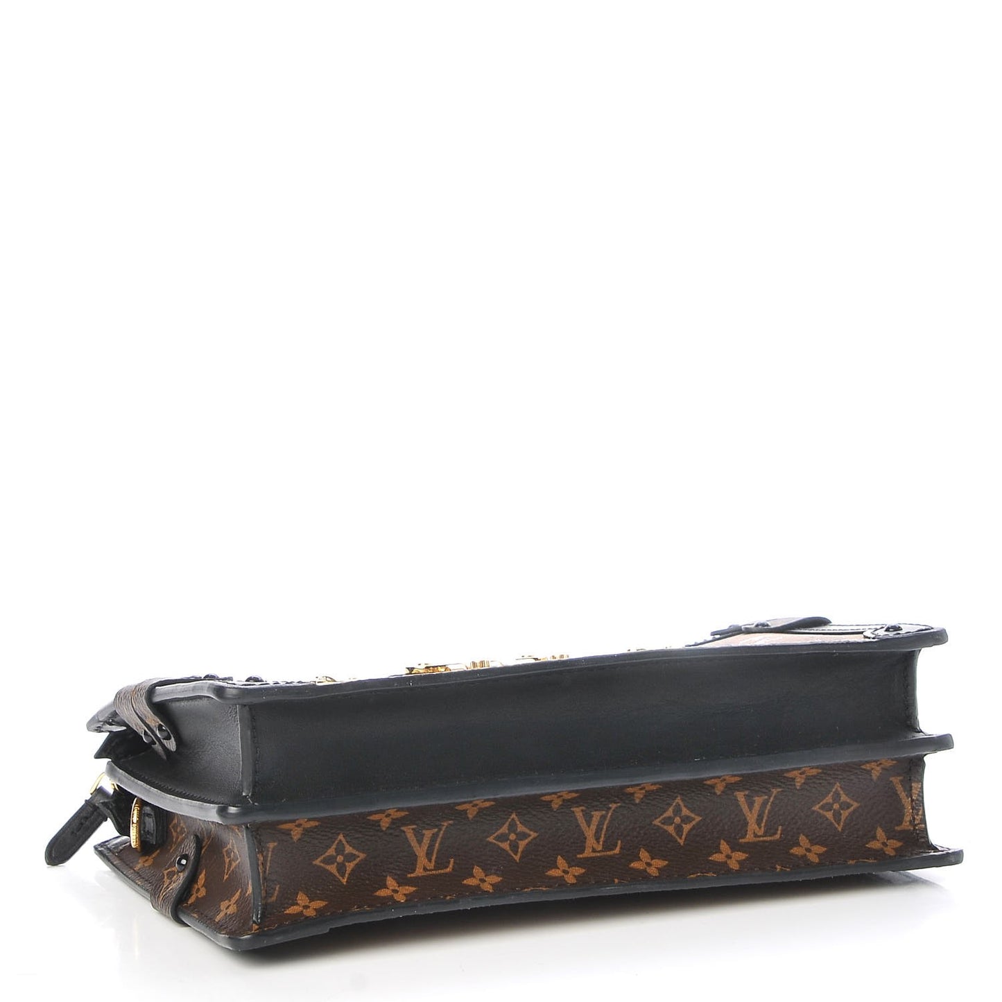 Reverse Monogram Trunk Clutch