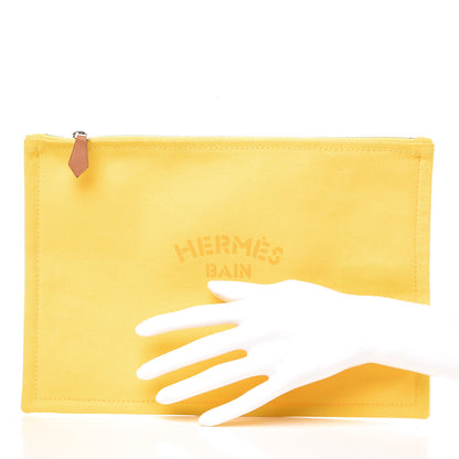 Hermes Toile Flat Yachting Pouch Soleil 2 of 7