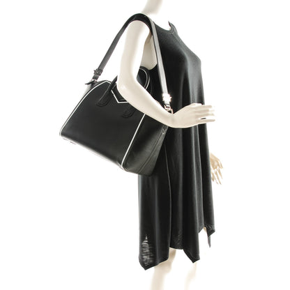 Givenchy Calfskin Medium Contrasted Frame Antigona Black 2 of 7