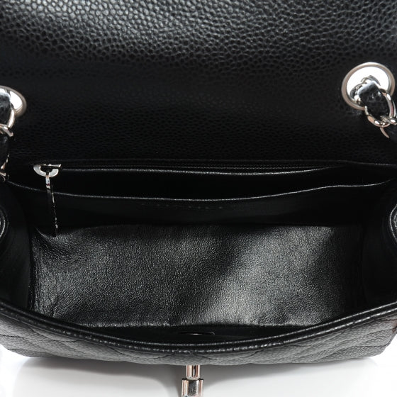 Chanel Caviar Quilted Mini Square Flap Black 6 of 8