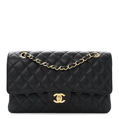 Chanel Caviar Quilted Medium Double Flap Black 1 of 11