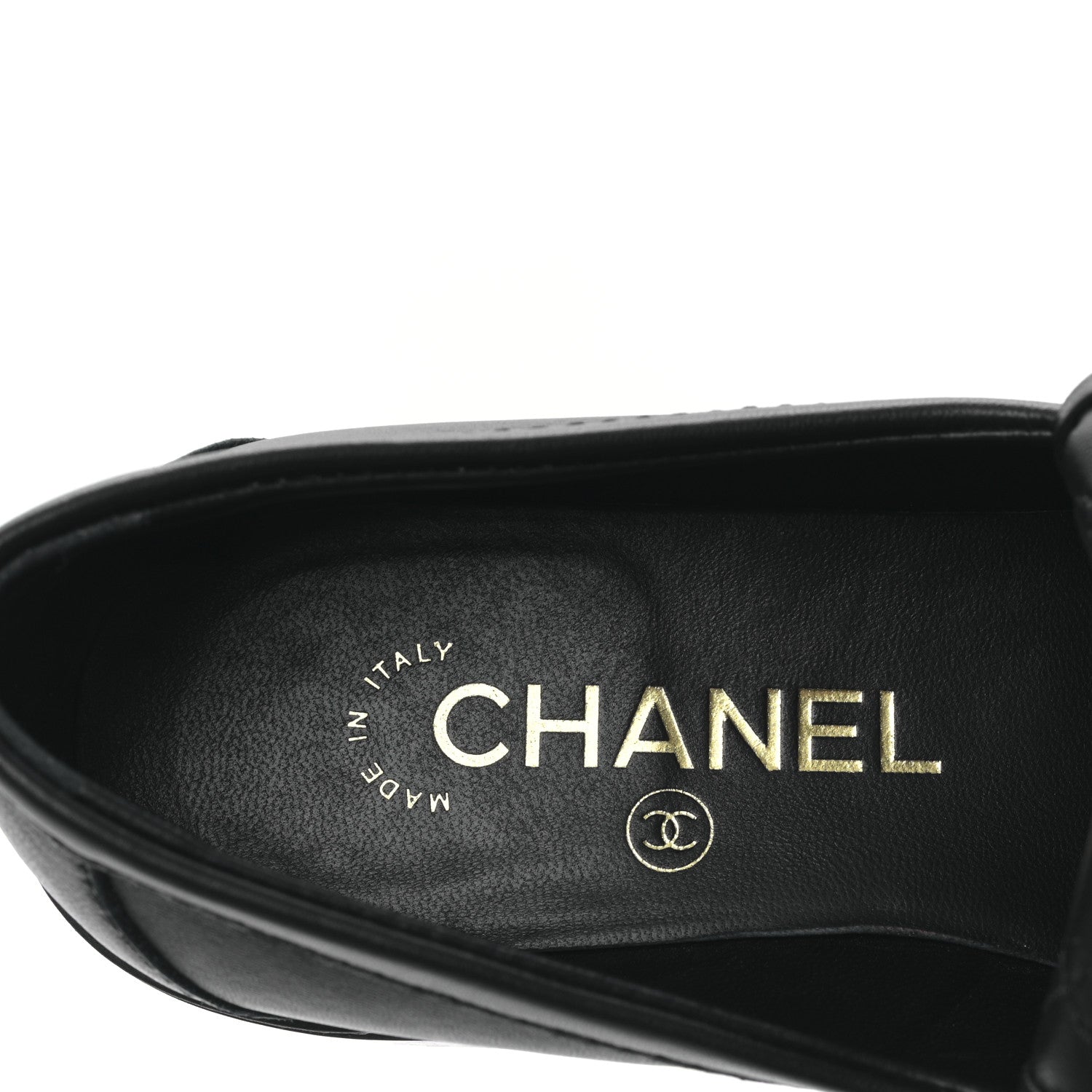 Chanel Lambskin Quilted CC Turnlock Loafers 36 Black 7 of 8