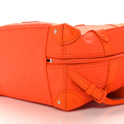 Louis Vuitton Taurillon Empreinte Soft Trunk Backpack PM Orange 10 of 11