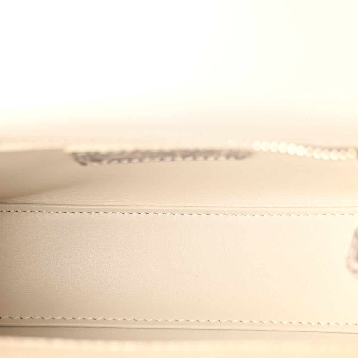 Niloticus Crocodile Himalaya Crystal Mini Lady Dior White