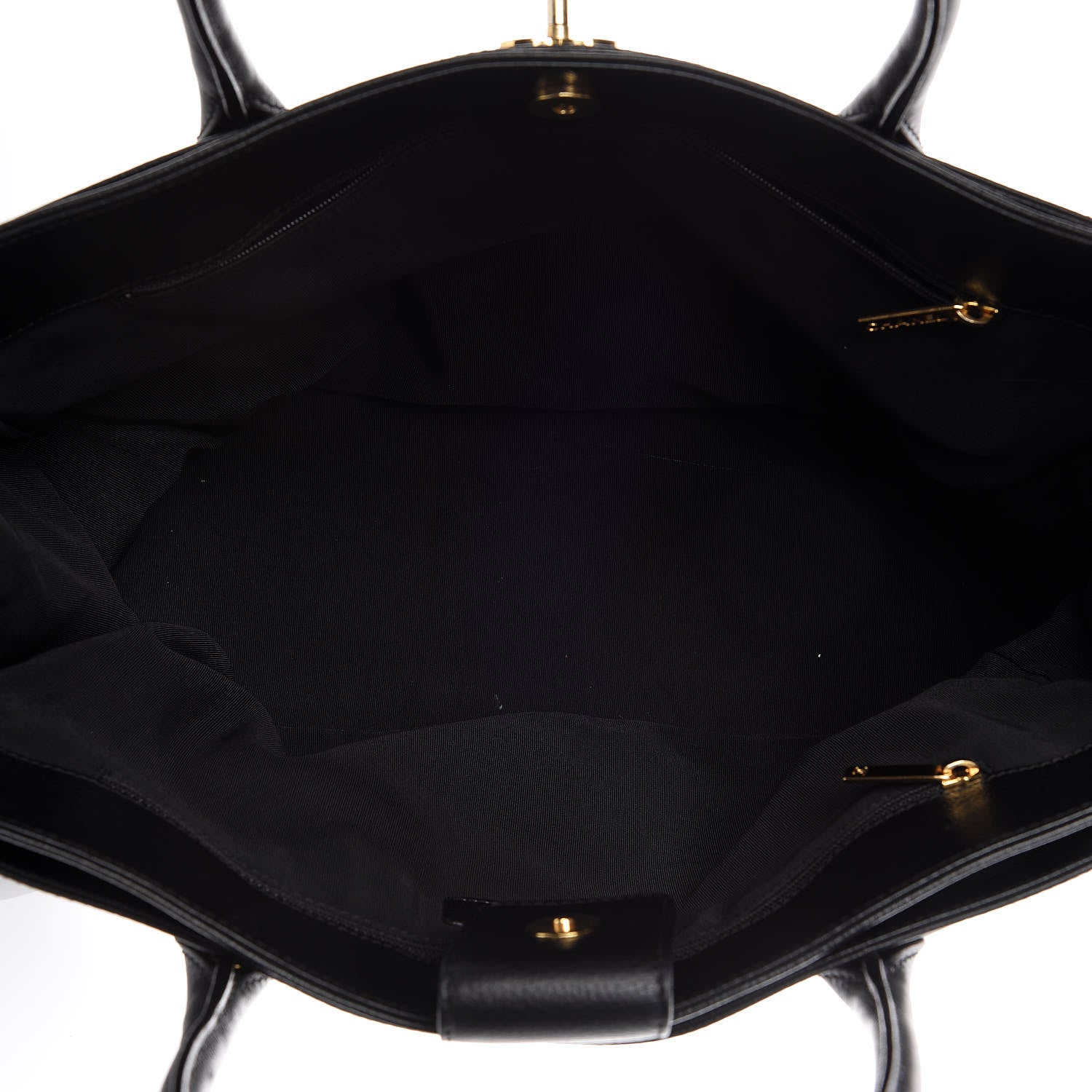 Chanel Calfskin Cerf Executive Shopper Tote Black 4 of 18