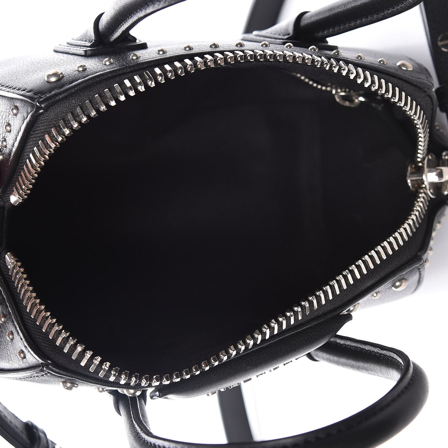 Smooth Calfskin Mini Studded Antigona Black