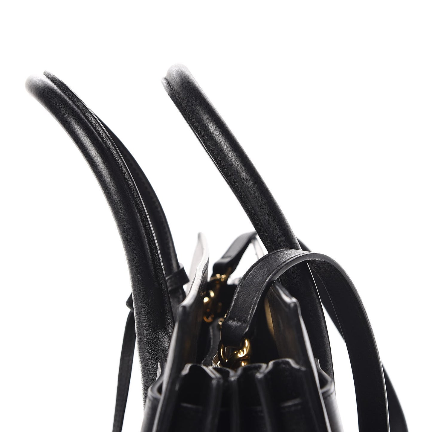 Calfskin Small Sac De Jour Black