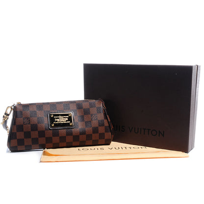 Louis Vuitton Damier Ebene Eva Clutch 5 of 9