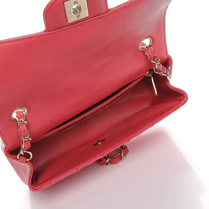 Chanel Caviar Quilted Mini Rectangular Flap Pink 5 of 8