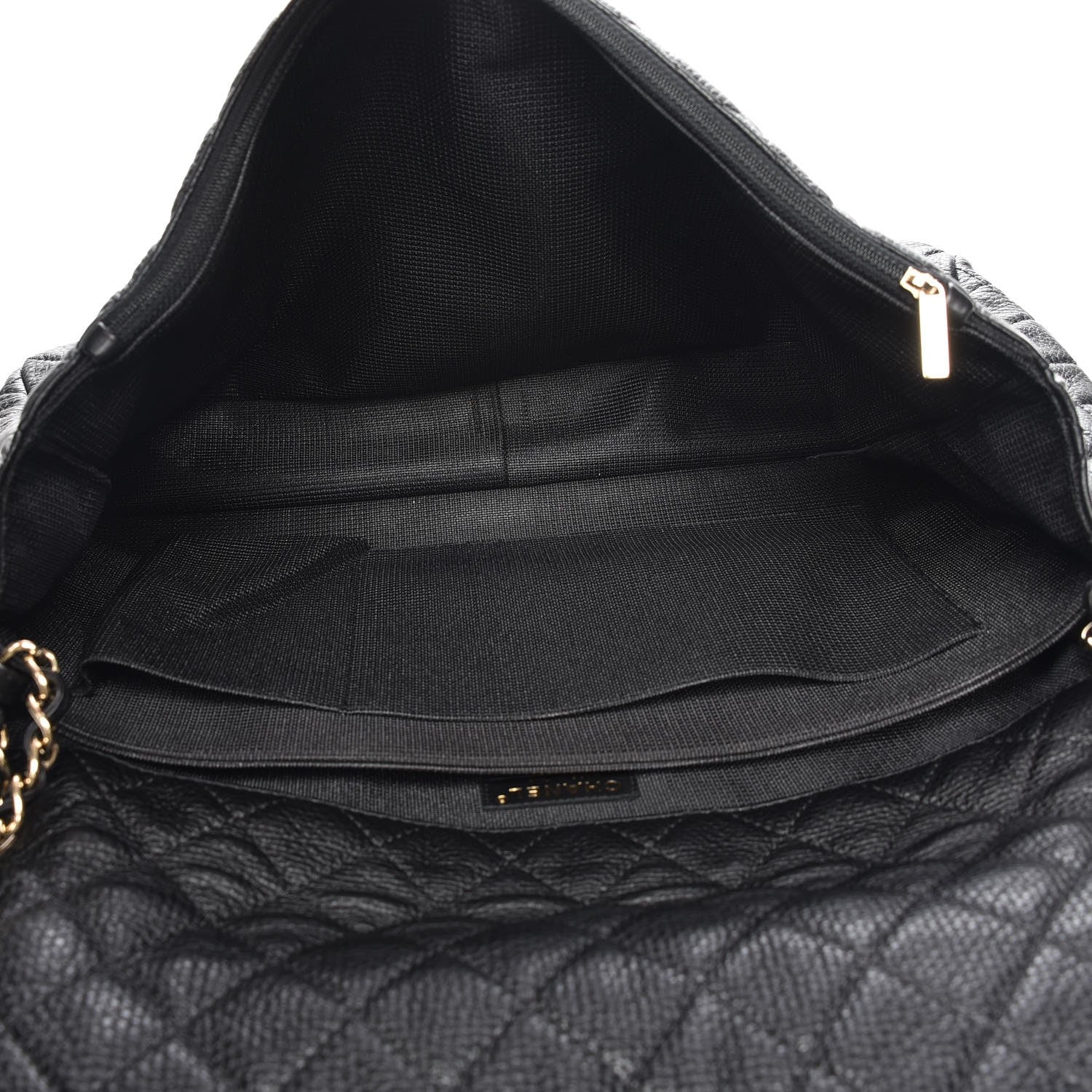 Chanel Calfskin Quilted XXL Travel Flap Bag Black 6 of 8