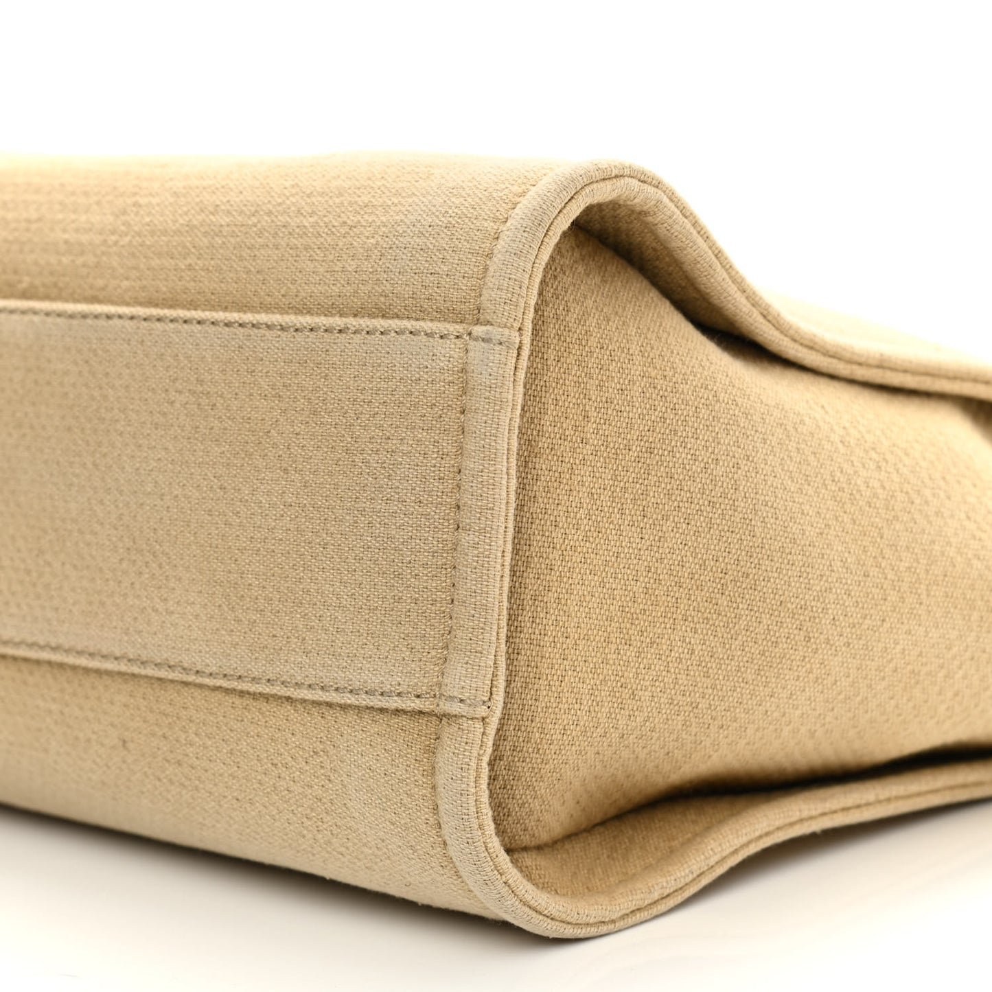Canvas Small Deauville Tote Beige Black