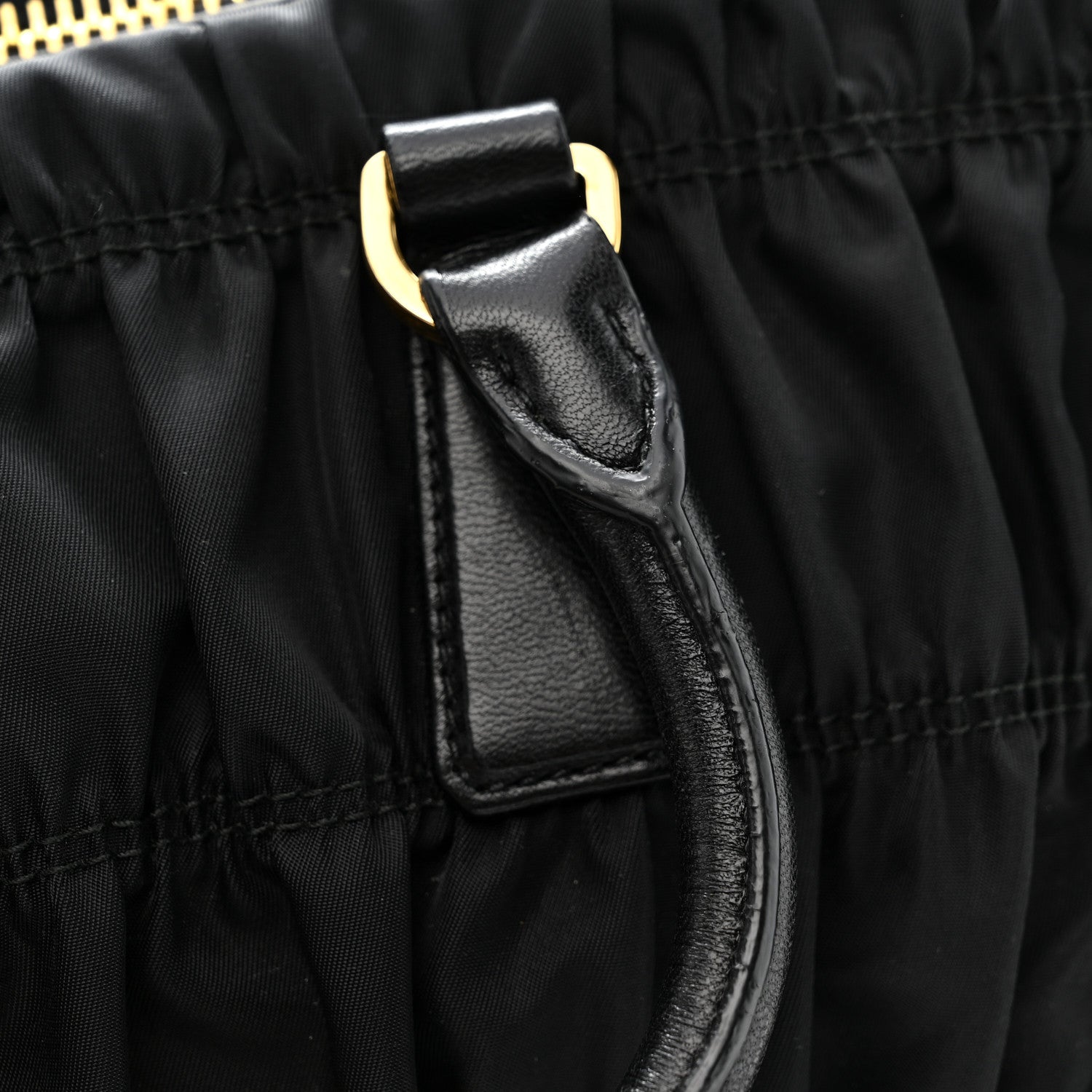 Prada Tessuto Nylon Gaufre Tote Black 14 of 15