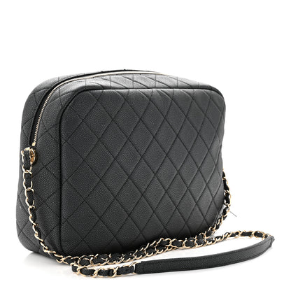 Chanel Caviar Quilted Large Coco Tassel Camera Case Black 3 of 13