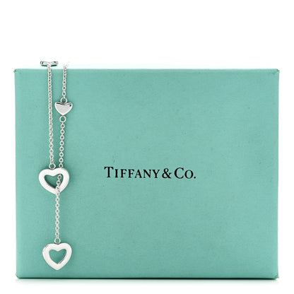 Tiffany Sterling Silver Heart Lariat Necklace 5 of 5