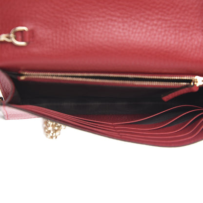 Gucci Dollar Calfskin Medium Betty Chain Wallet Tabasco 4 of 9