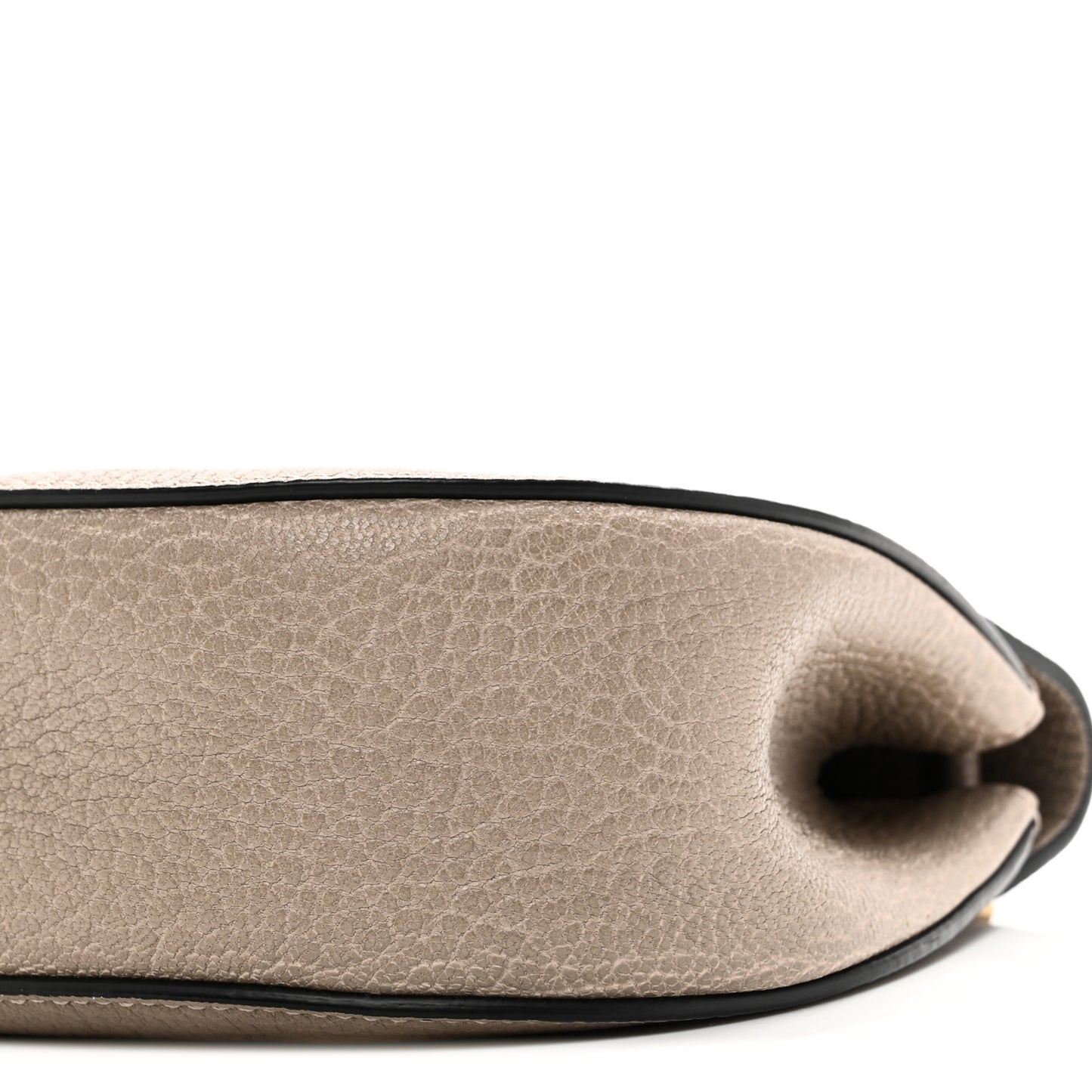 Grained Lambskin Mini Drew Shoulder Bag Motty Grey