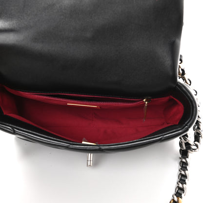 Chanel Lambskin Quilted Medium Chanel 19 Flap Black 5 of 9