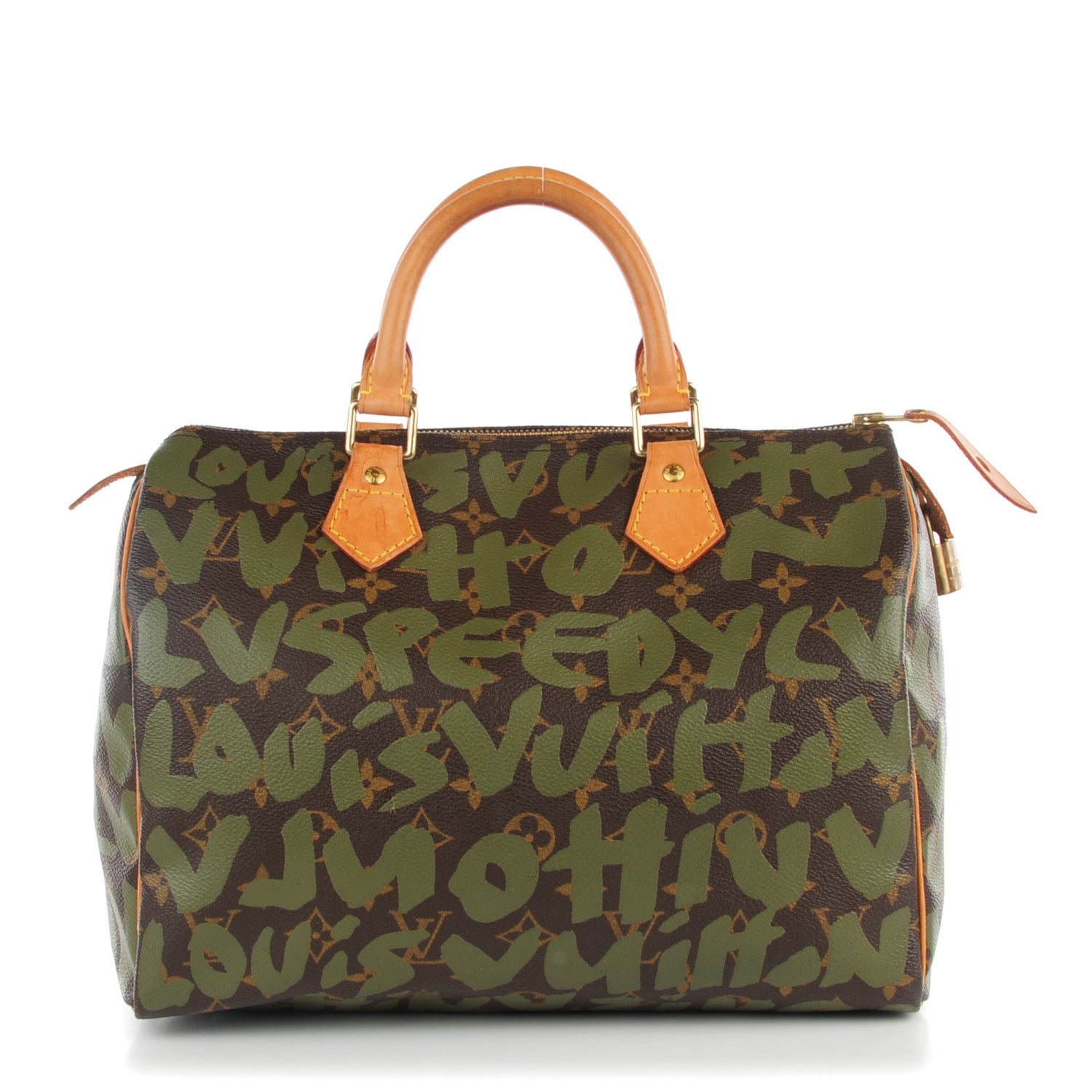 Louis Vuitton Monogram Graffiti Speedy 30 Kaki 1 of 7