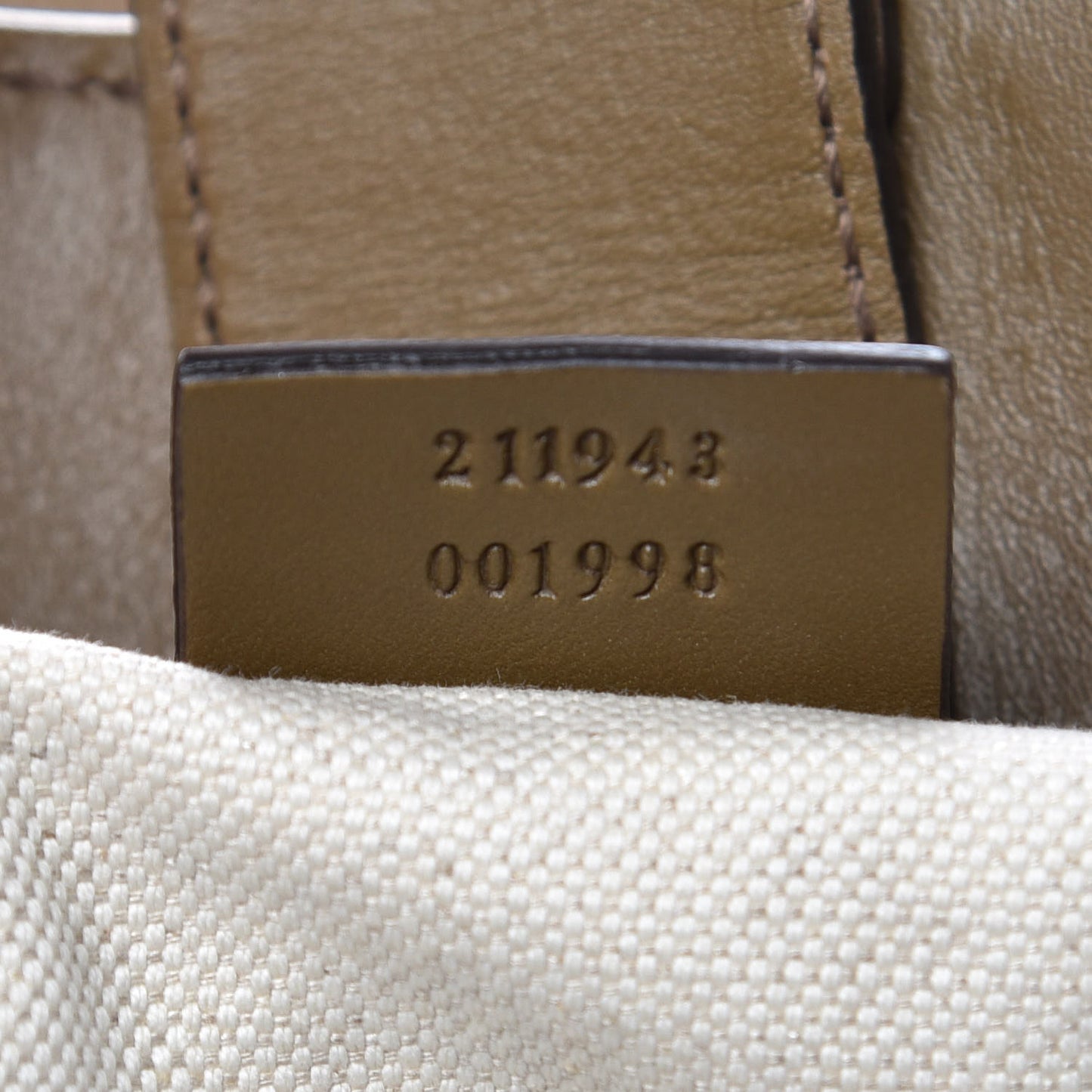 GG Corduroy Large Sukey Tote Brown