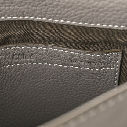 Chloe Calfskin Mini Marcie Round Crossbody Bag Cashmere Grey 6 of 8