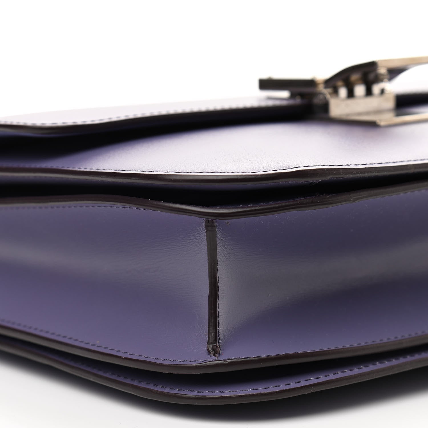 Celine Box Calfskin Medium Classic Box Flap Bag Amethyst 4 of 12