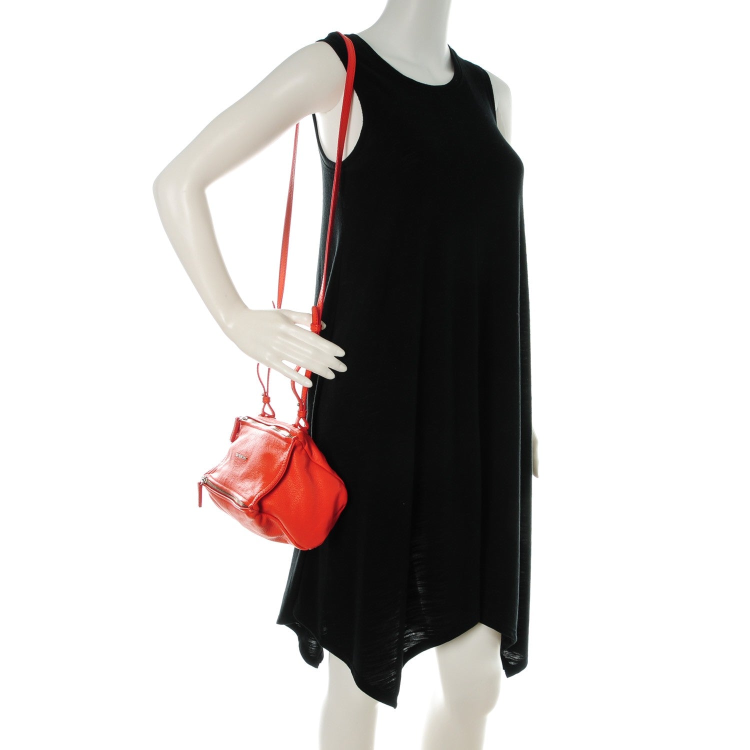 Givenchy Sugar Goatskin Mini Pandora Orange Fluo 2 of 7